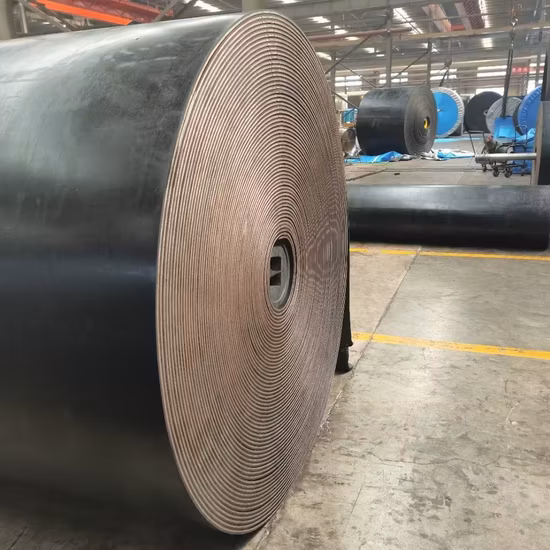 Tela de PVC industrial OEM personalizada/cabo de aço/ Ep/Nylon/Chevron/parede lateral ondulada/tecido/ poliéster/correia transportadora de borracha Chevron/correia transportadora continental